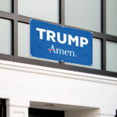 Trump Amen Spandoek (Buitenkant Gebouw)