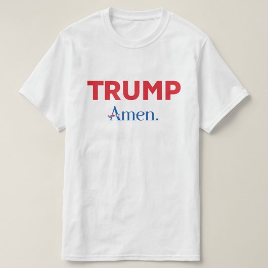 Trump Amen T-shirt (Design voorkant)