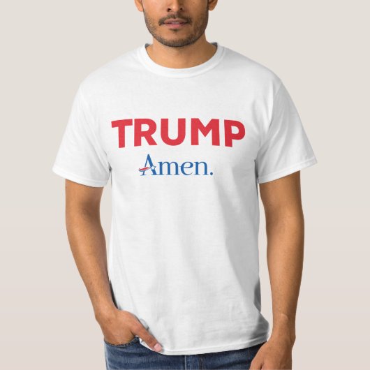 Trump Amen T-shirt (Voorkant)
