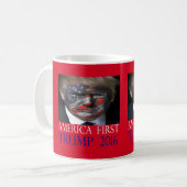 TRUMP AMERICA, EERSTE Mok Koffie 2016 (Voorkant links)