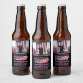 Trump America First Bier Etiket (Flessen)