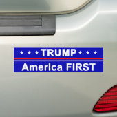 Trump America First Bumpersticker (Op auto)