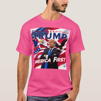 Trump America First - Krachtig Patriotisch Ontwerp T-shirt