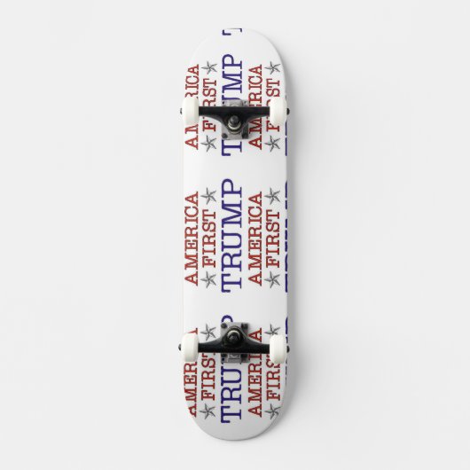 Trump America First Skateboard (Voorkant)
