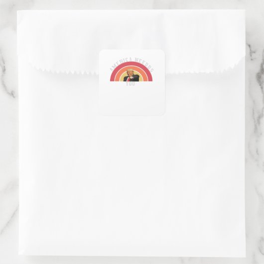 trump america heeft je stickers nodig (Tas)