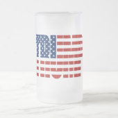 TRUMP American Flag Matglas Bierpul (Center)