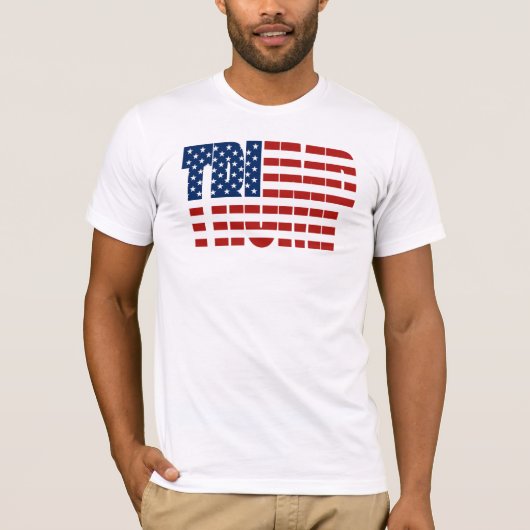 TRUMP American Flag T-Shirts (Voorkant)