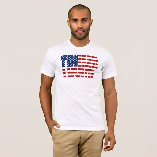 TRUMP American Flag T-Shirts (Voorkant volledig)