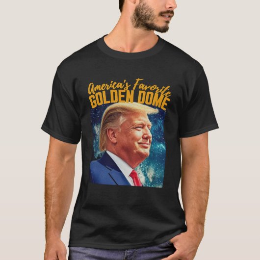 Trump America's favoriete Golden Dome Trump Hair G T-shirt (Voorkant)