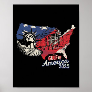 Trump America's Gulf Mexico President Trump 2025 A Poster