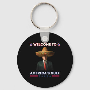 Trump America's Gulf Mexico President Trump Funny Sleutelhanger