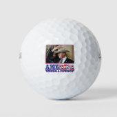 TRUMP-AMERIKA-COWBOY GOLFBALLEN (Voorkant)
