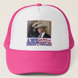 TRUMP-AMERIKA-COWBOY TRUCKER PET