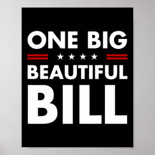 Trump Amerika Een Grote Mooie Rekening Trump Grote Poster