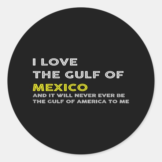 Trump Amerika Golf van Mexico President Trump Golf Ronde Sticker (Voorkant)