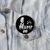 Trump: Amerika weer laten glijden Ronde Button 7,6 Cm (In situ)