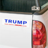 Trump: Amerika weer laten groeien Bumpersticker (Op Truck)
