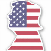 TRUMP Amerikaans President Sticker (Voorkant)