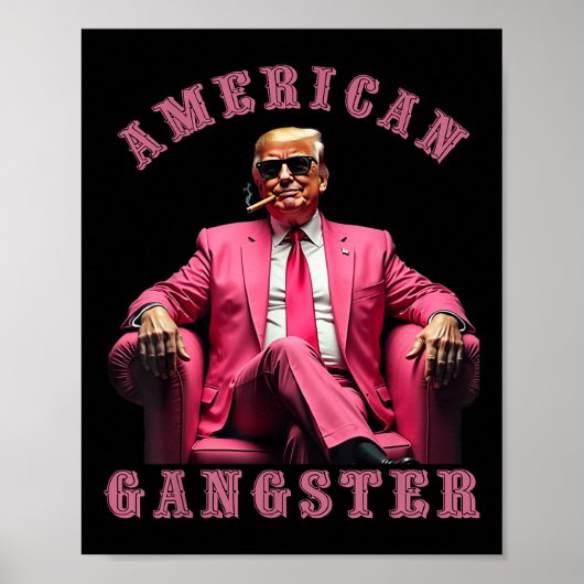 Trump Amerikaanse gangster 47e President Poster (Voorkant)