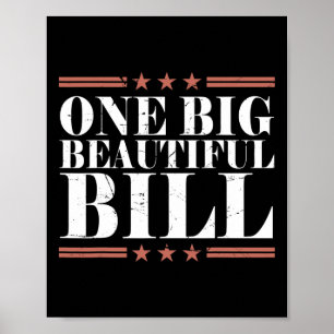 Trump Amerikaanse Grote Wet Eén Grote Mooie Wet Po Poster
