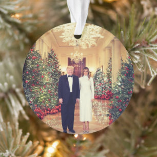 Trump Amerikaanse president Witte Huis Kerstmis Ornament