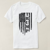 Trump Amerikaanse vlag Mannen T-shirt (Design voorkant)