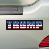 Trump Amerikaanse vlag Trump 2024 Bumpersticker (Op auto)