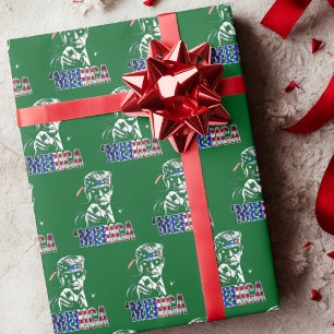 Trump Amerikaanse vlag VS, President Trump Amerika Cadeaupapier