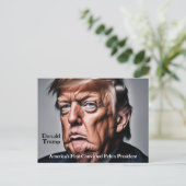 Trump: Amerika's eerste veroordeelde misdadige Pre Briefkaart (Staand voorkant)