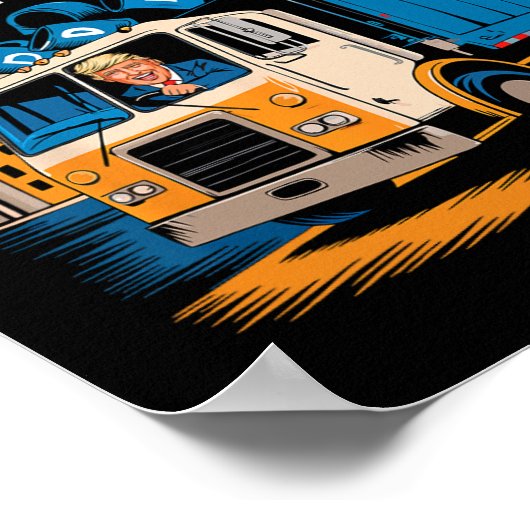 Trump Amerika's favoriete vuilnis Man Trump in de  Poster (Hoek)