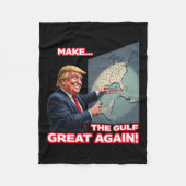 Trump Amerika's Golf Mexico President Trump 3 Fleece Deken (Voorkant)