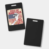 Trump Amerika's Golf Mexico President Trump Badge (Voor- en achterkant)