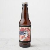Trump Amerika's Golf Mexico President Trump Bier Etiket (Voorkant)
