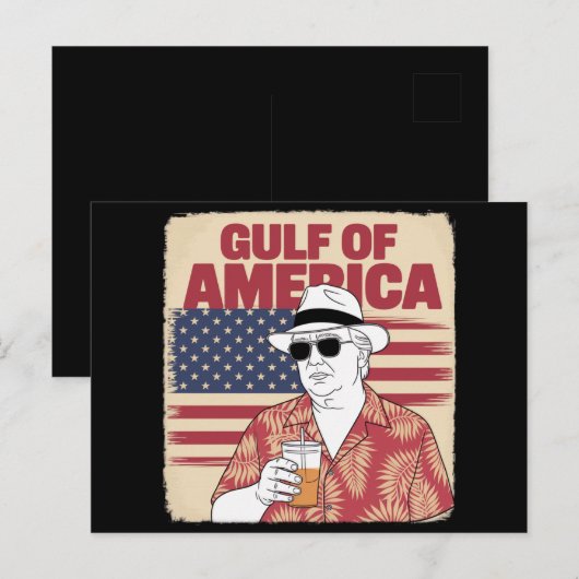 Trump Amerika's Golf Mexico President Trump Briefkaart (Voorkant / Achterkant)