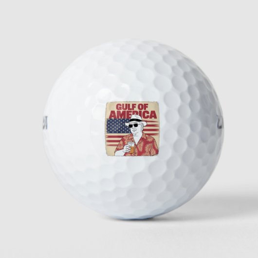 Trump Amerika's Golf Mexico President Trump Golfballen (Voorkant)
