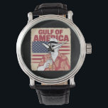 Trump Amerika's Golf Mexico President Trump Horloge<br><div class="desc">Trump America's Gulf Mexico President Trump Sombrero</div>