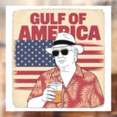 Trump Amerika's Golf Mexico President Trump Raamsticker (Vel 2)