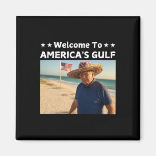 Trump Amerika's Golf Mexico President Trump Somber Magneet
