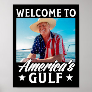 Trump Amerika's Golf Mexico President Trump Somber Poster