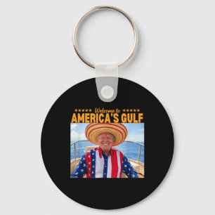 Trump Amerika's Golf Mexico President Trump Somber Sleutelhanger