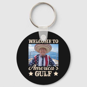 Trump Amerika's Golf Mexico President Trump Somber Sleutelhanger