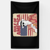 Trump Amerika's Golf Mexico President Trump Spandoek (Verticaal)