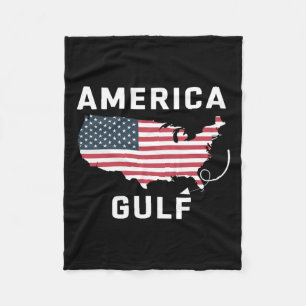 Trump Amerika's Golf Mexico Retro Amerikaanse kaar Fleece Deken