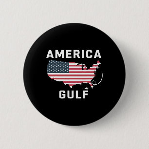 Trump Amerika's Golf Mexico Retro Amerikaanse kaar Ronde Button 5,7 Cm