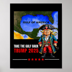 Trump Amerika's Golf neemt de Golf CK grappig Poster