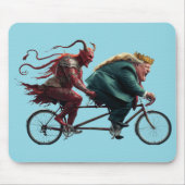 Trump and Devil Mousepad Muismat (Voorkant)