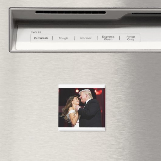 Trump-and-Melania Magneet (Insitu (Vaatwasser))