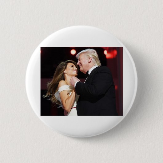 Trump-and-Melania Ronde Button 5,7 Cm (Voorkant)