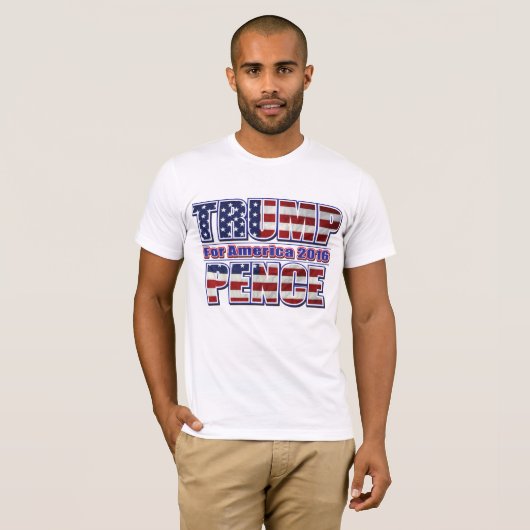 Trump and Pence 2016 T-shirt (Voorkant volledig)