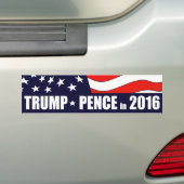 Trump and Pence in 2016 Bumpersticker (Op auto)